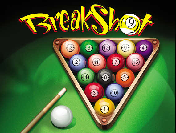 Break Shot pinball Translite