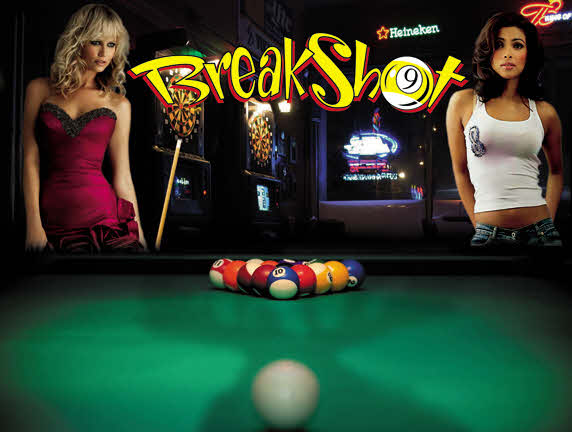 Break Shot pinball Translite