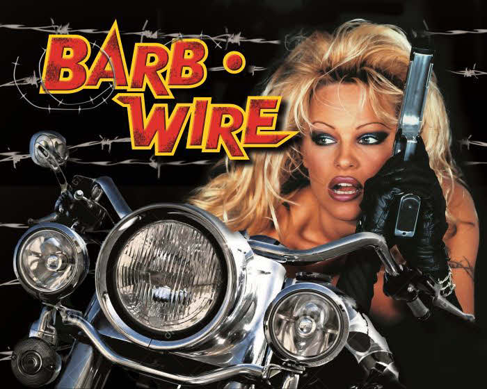 Barb Wire pinball Translite