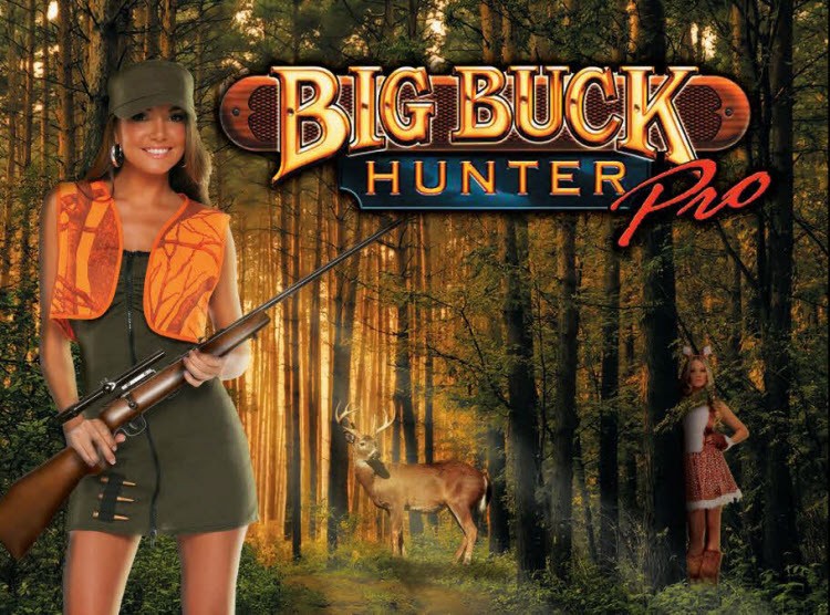 Big Buck Hunter pinball Translite