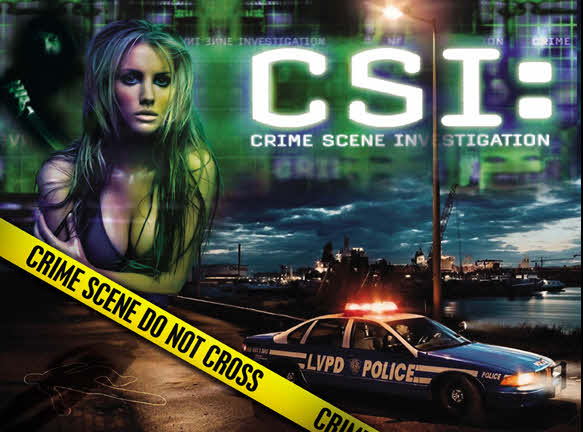 CSI pinball Translite