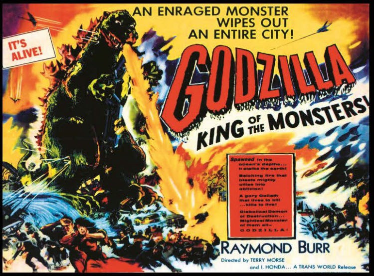 Godzilla pinball Translite