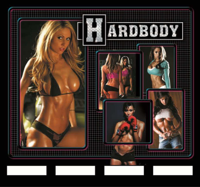 Hardbody pinball Translite