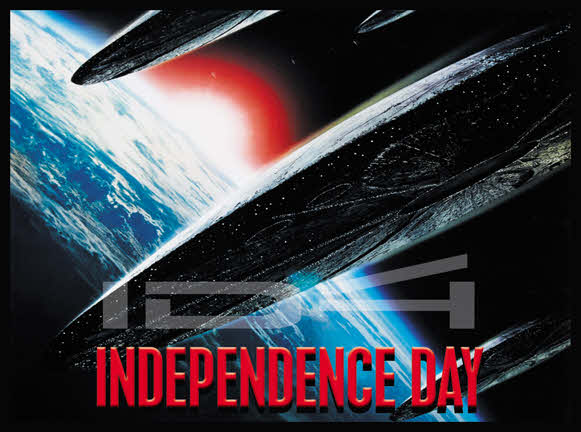 Independence Day pinball Translite