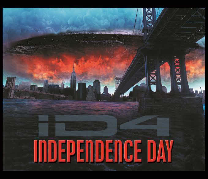 Independence Day pinball Translite