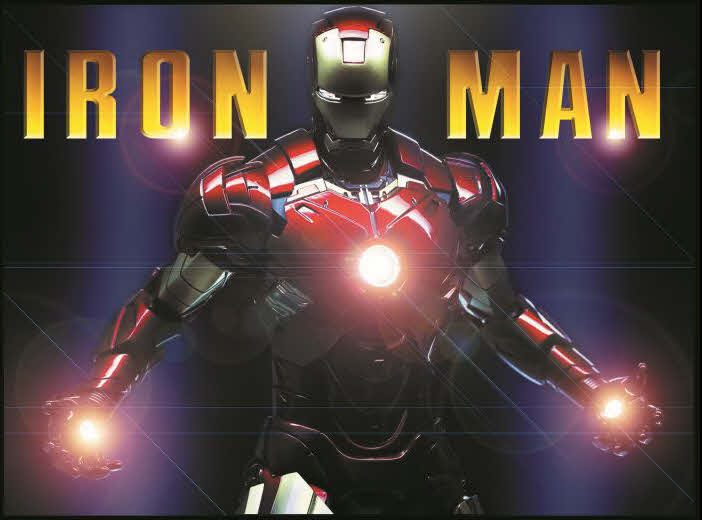 Iron Man pinball Translite