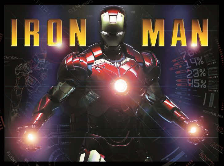 Iron Man pinball Translite