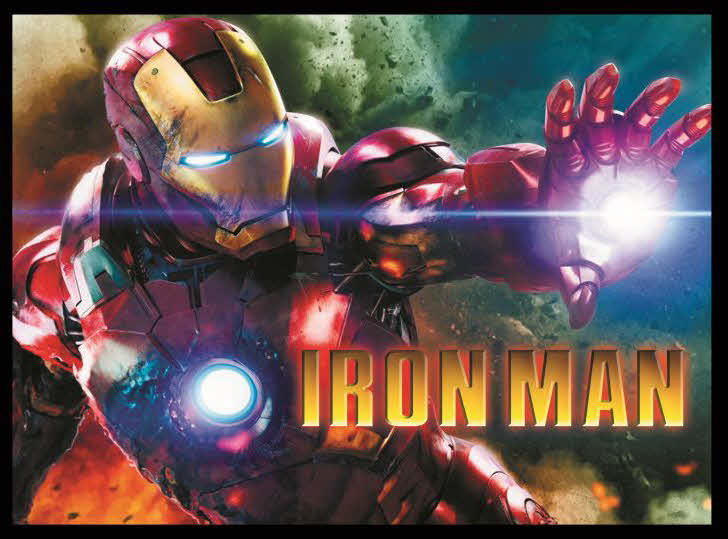 Iron Man pinball Translite