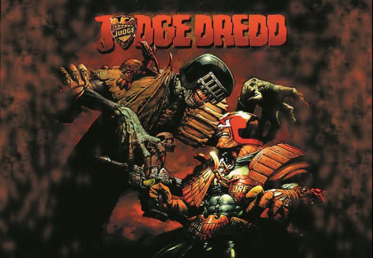 Judge Dredd pinball Translite