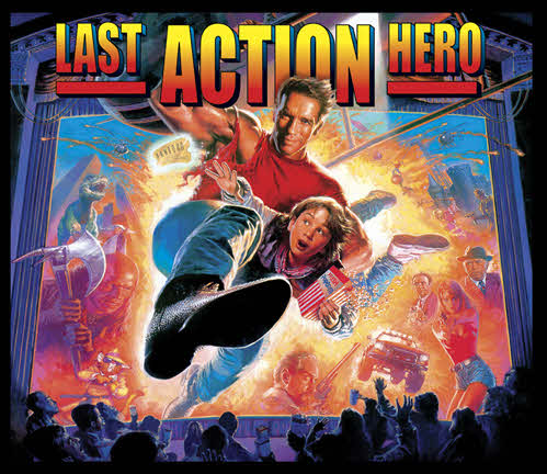 Last Action Hero pinball Translite