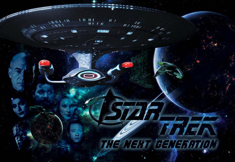 Star Trek NG pinball Translite