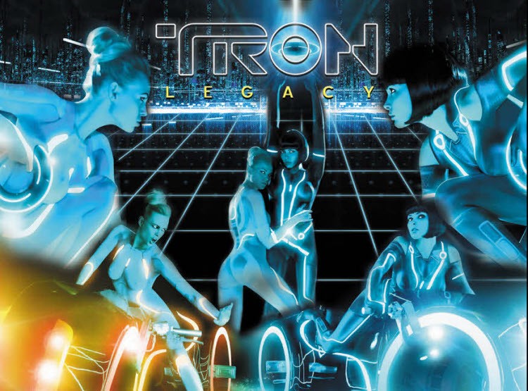 Tron pinball Translite