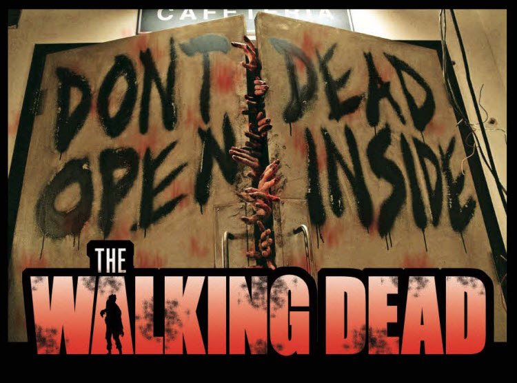 The Walking Dead pinball Translite