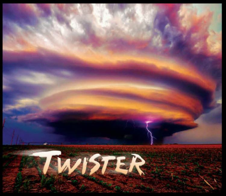 Twister pinball Translite