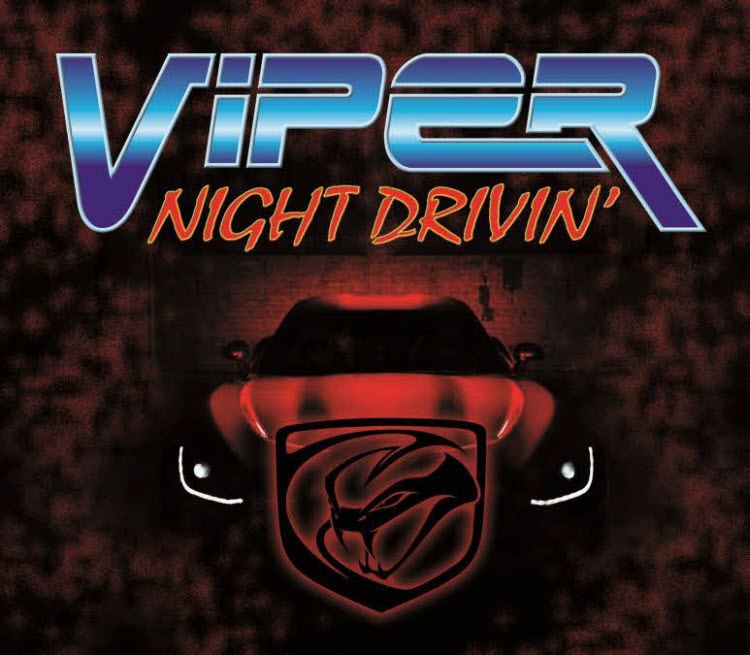 Viper Night Drivin pinball Translite