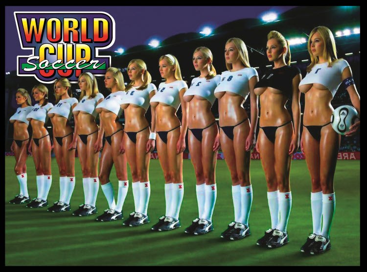 World cup Soccer pinball Translite