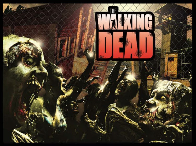 The Walking Dead pinball Translite