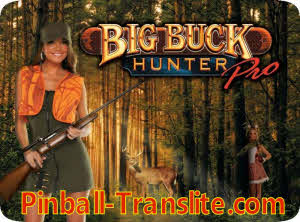 Big Buck Hunter Alternative Replacement Translite