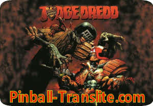 Judge Dredd Alternative Replacement Translite