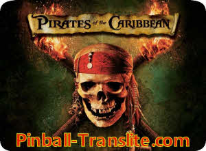 Pirates of the caribbean Alternative Replacement Translite