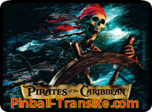 Pirates of the caribbean Alternative Replacement Translite