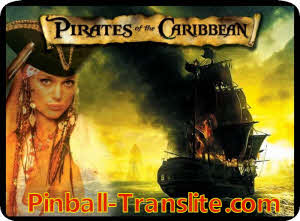 Pirates of the caribbean Alternative Replacement Translite