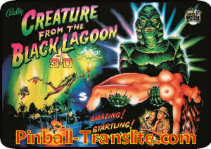 Ceature from the Black Lagoon Alternative Replacement Translite