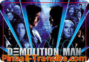 Demolition Man Alternative Replacement Translite