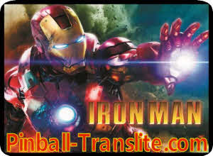 Iron Man Alternative Replacement Translite