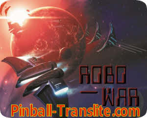 Robo War Alternative Replacement Translite